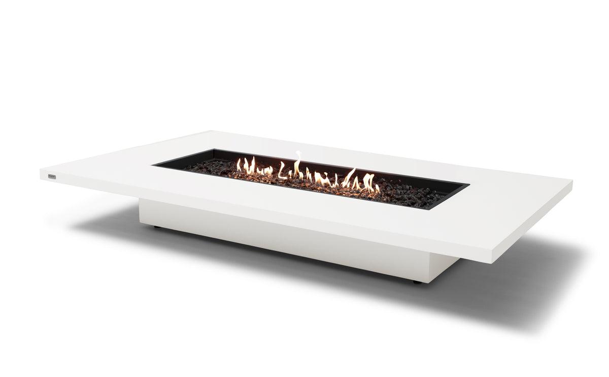 EcoSmart Daiquiri 70VL Fire Pit Table with Dual Function Design | Bioethanol Flame & Gas Burner Options