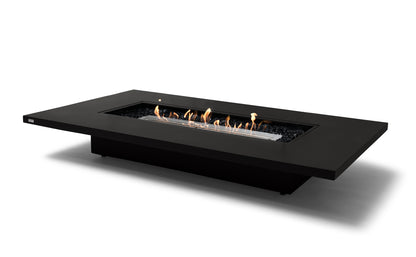 EcoSmart Daiquiri 70VL Fire Pit Table with Dual Function Design | Bioethanol Flame & Gas Burner Options