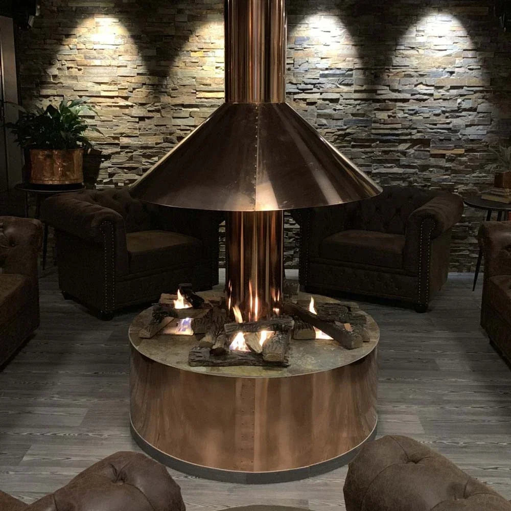 ScandiFlames Deluxe 2L Bioethanol Burner with 8 Hour Burn Time