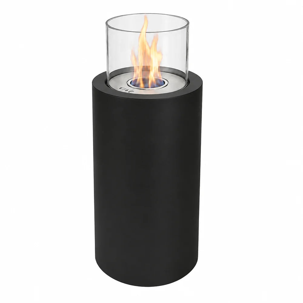 ScandiFlames Dualis Black 2 in 1 Bioethanol Fireplace