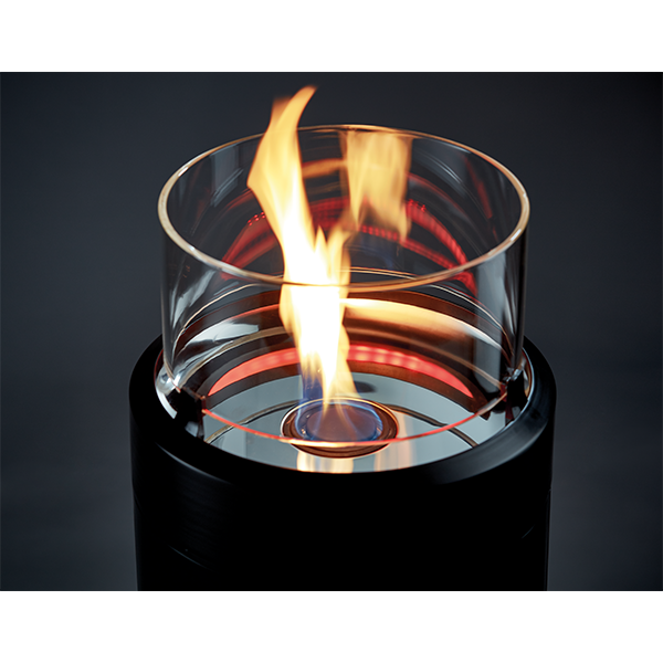 Enders, Nova LED Flame, Medium Black Gas Patio Heater