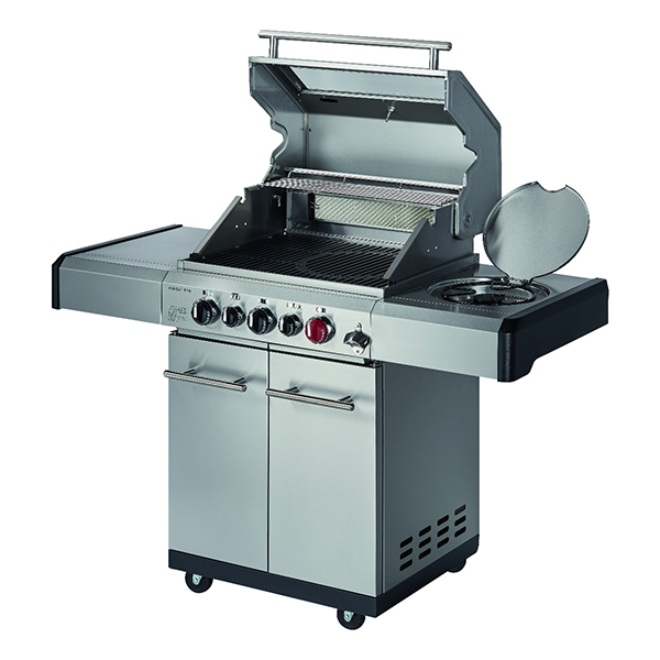 Enders, Kansas, Pro 3, Gas BBQ, Silver