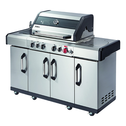 Enders, Kansas, Pro 4, Gas BBQ, Silver