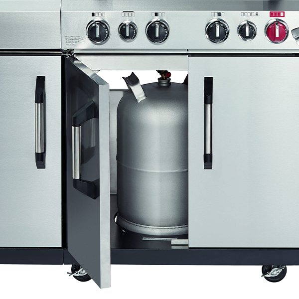 Enders, Kansas, Pro 4, Gas BBQ, Silver