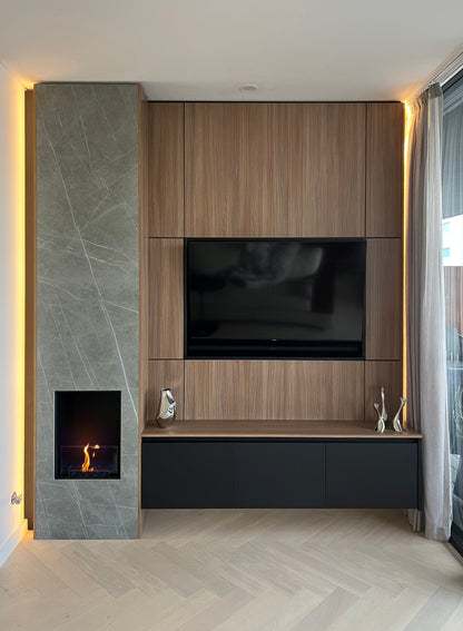 EcoSmart Fire Flex 42SS Wide Single Sided Bioethanol Fireplace Insert