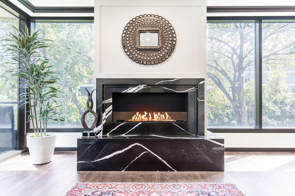EcoSmart Fire Flex 42SS Wide Single Sided Bioethanol Fireplace Insert