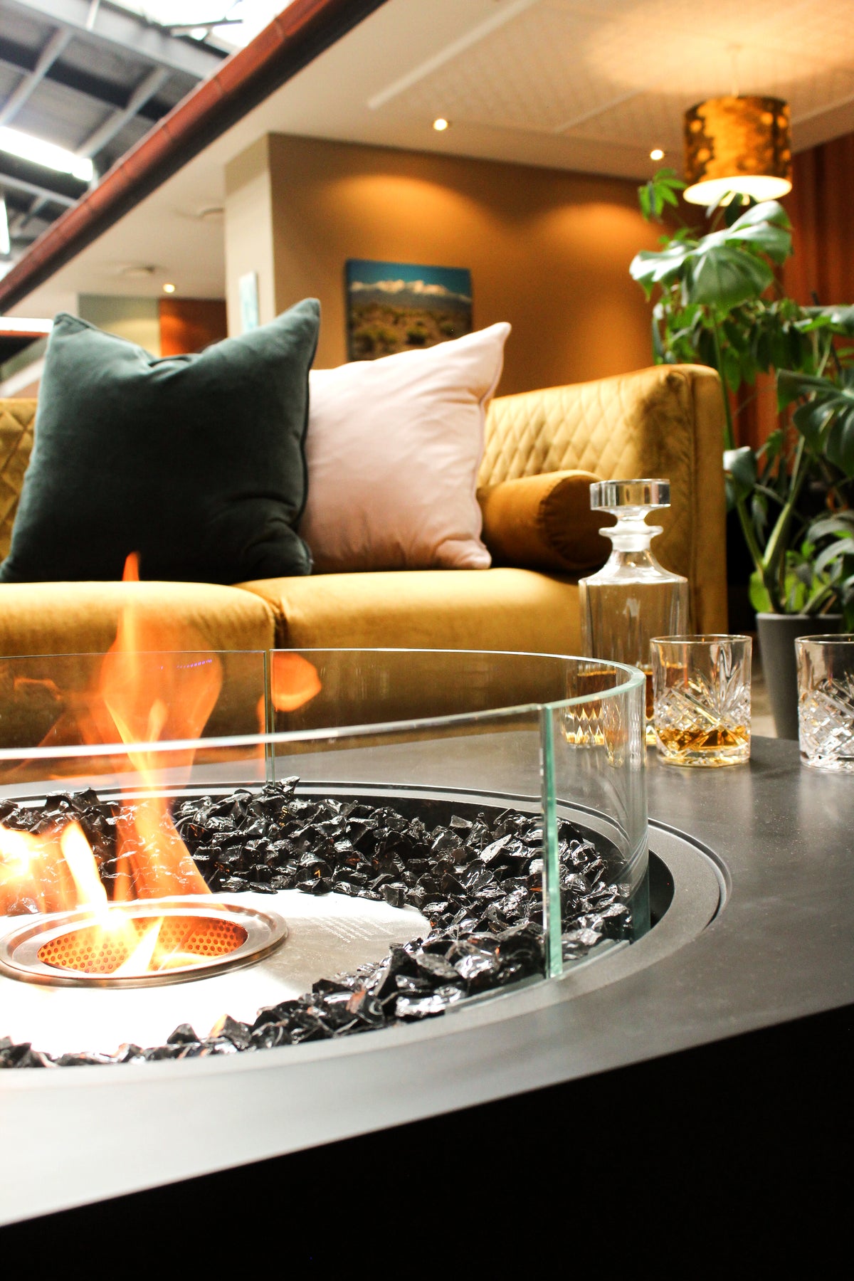 EcoSmart Fire Martini 50 Fire Table with Smokeless Bioethanol Flame