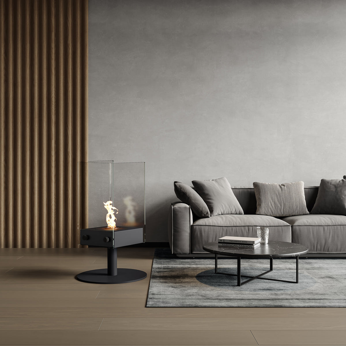 EcoSmart Fire Orbit 360 Degree Freestanding Bioethanol Fireplace