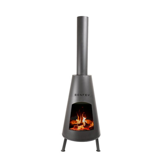 BonFeu, BonPyra, Outdoor Fireplace, Black