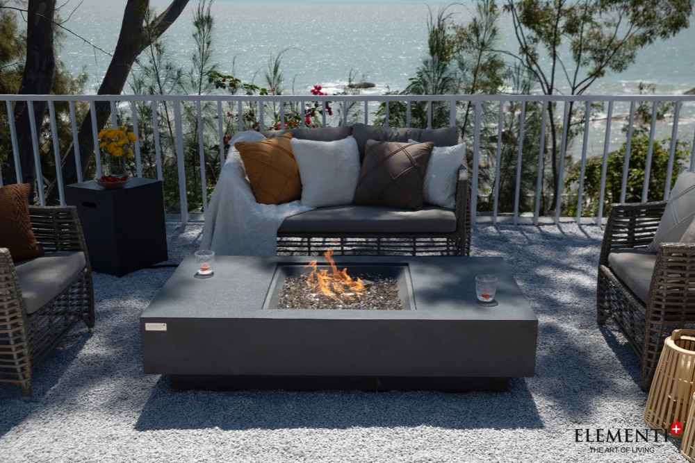 Cannes Gas Fire Table