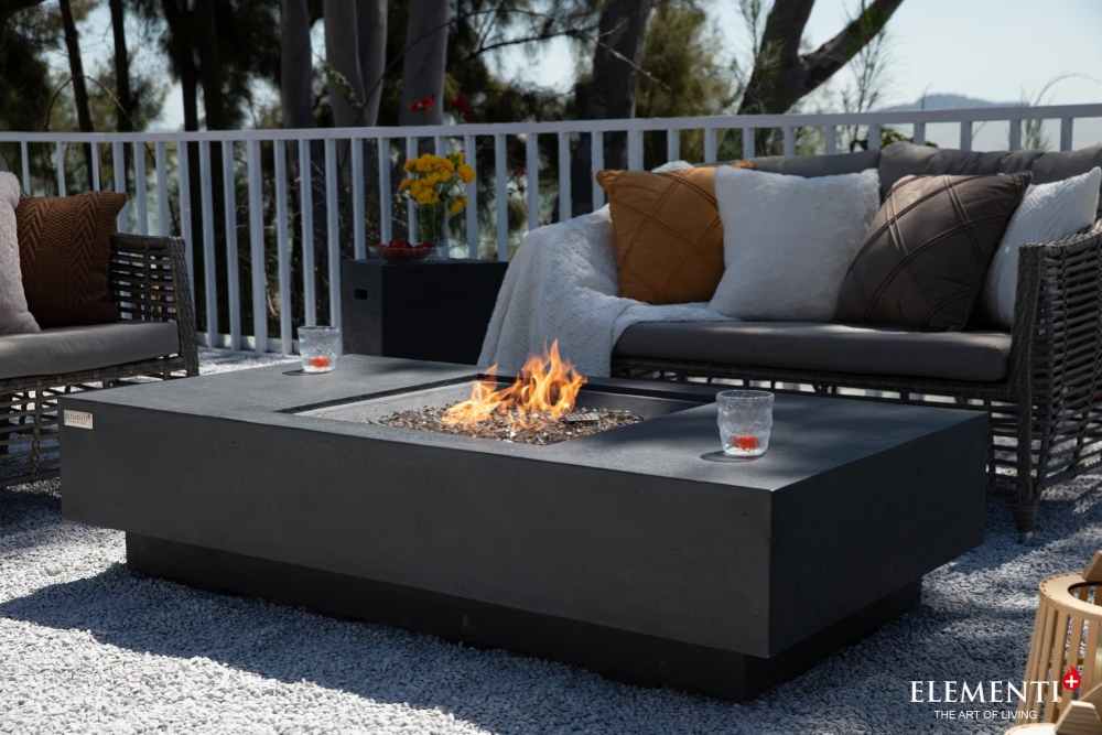 Cannes Gas Fire Table
