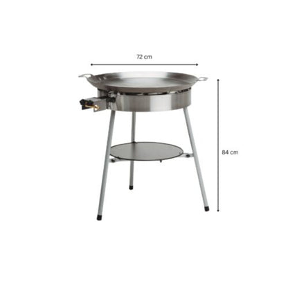 GrillSymbol Expert 720 Paella Cooking Set 72 cm Gas Burner