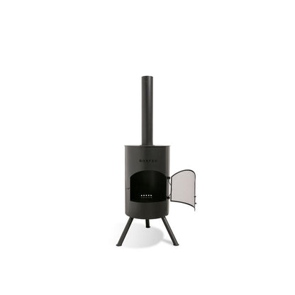 Bonfeu, BonTon 40, Outdoor Fireplace, Black