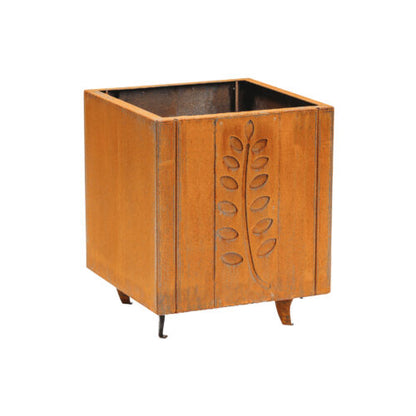 GrillSymbol Fat Ballerina XL Corten Steel Planter for Stylish Outdoor Spaces
