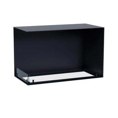 Foco Corner Left 800 Manual Bioethanol Fireplace with Two Sided Flames