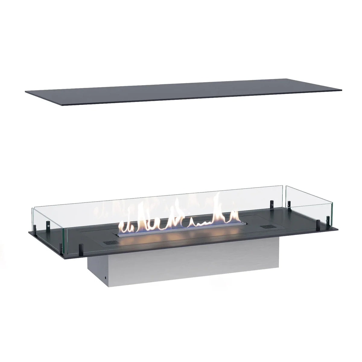 Foco Four 1000 Four Sided Built In Bioethanol Fireplace