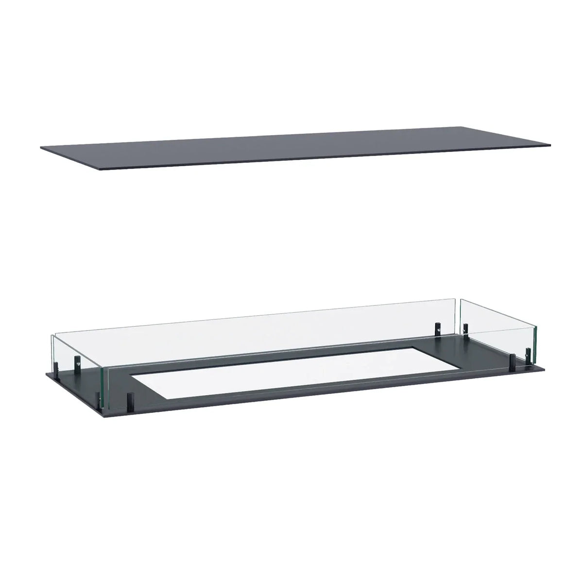 Foco Four 1000 Four Sided Built In Bioethanol Fireplace
