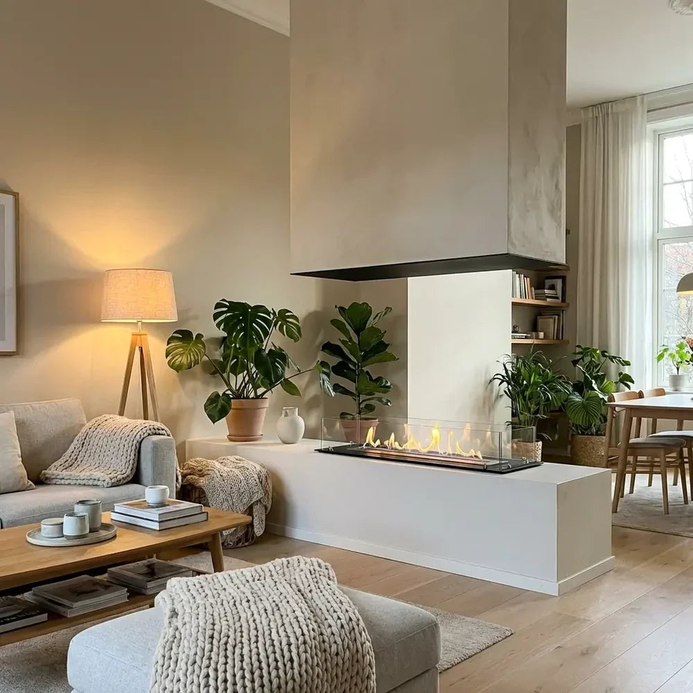 Foco Four 1200 Four Sided Built In Bioethanol Fireplace