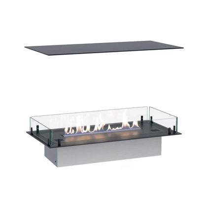Foco Four 800 Four Sided Built In Bioethanol Fireplace