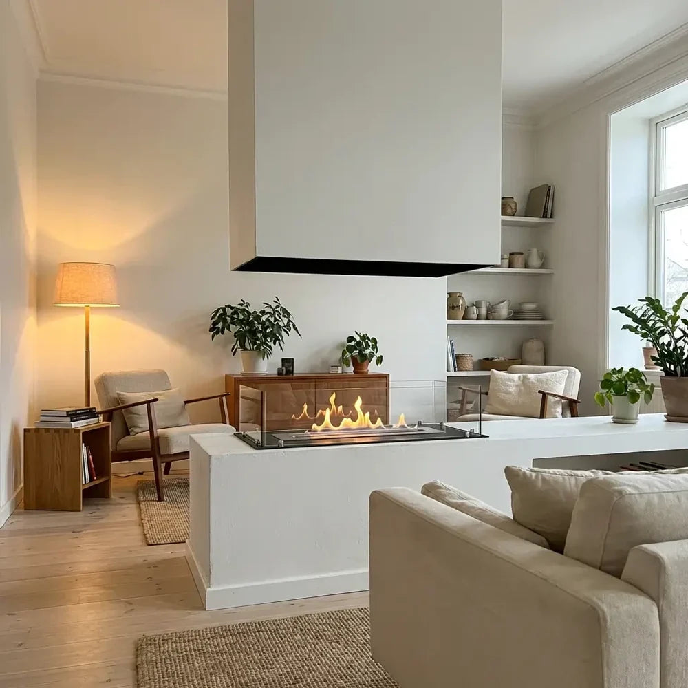 Foco Four 800 Four Sided Built In Bioethanol Fireplace