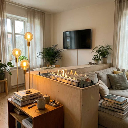 Foco Free 1000 Manual Four Sided Bioethanol Fireplace