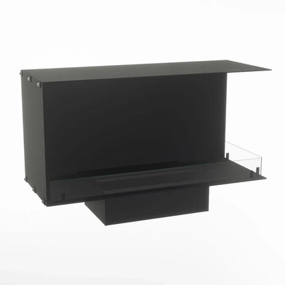 Foco Myst Corner Right 1000 Water Vapour Fireplace in Matte Black