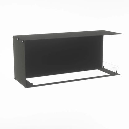 Foco Myst Corner Right 1200 Water Vapour Fireplace in Matte Black