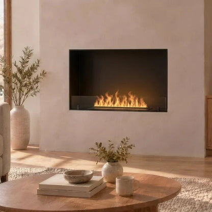 Foco Myst One 800 Black Water Vapour Fireplace with Realistic Flames