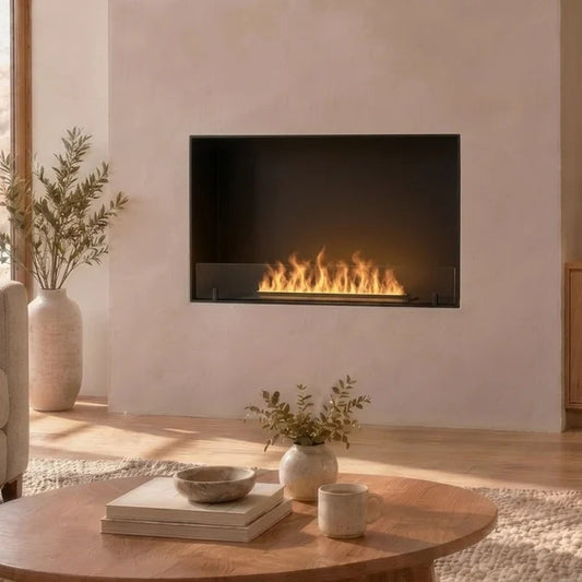 Foco Myst One 800 Black Water Vapour Fireplace with Realistic Flames