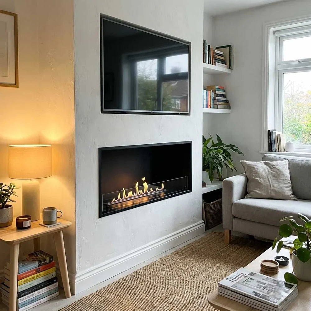 Foco One 1000 Built In Bioethanol Fireplace with 4.4 kW Heat Output