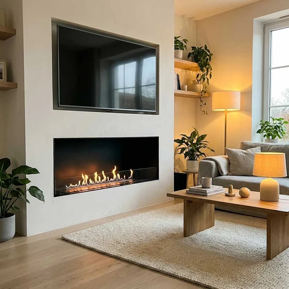 Foco One 1200 Built In Bioethanol Fireplace with 7.0 kW Heat