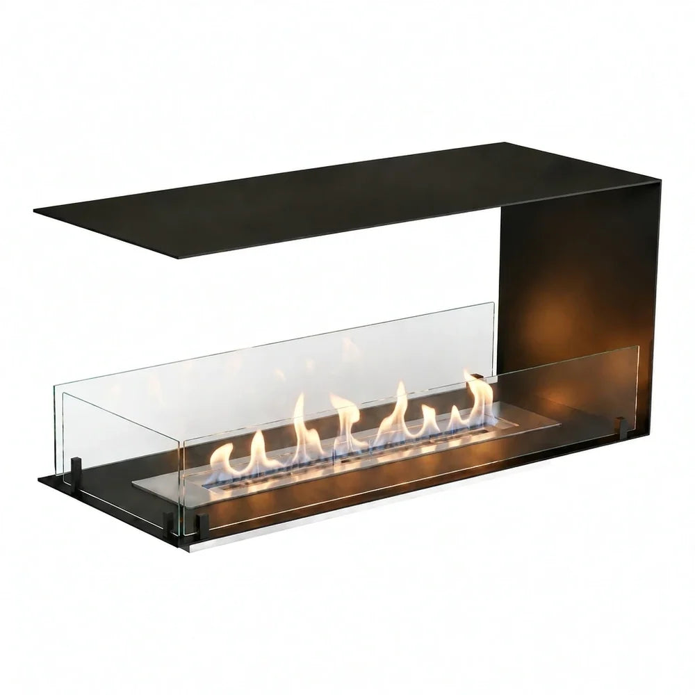 Foco Room Divider 1000 Built In Bioethanol Fireplace