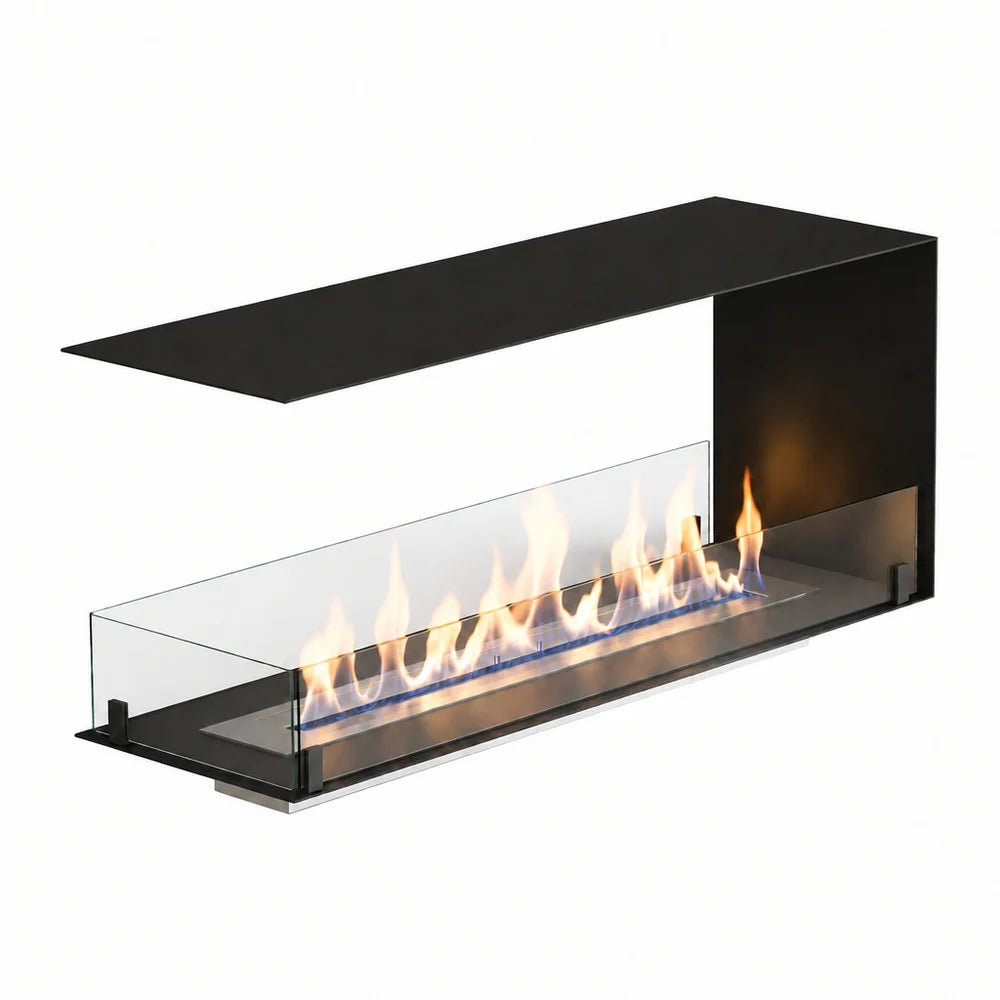 Foco Room Divider 1200 Built In Bioethanol Fireplace