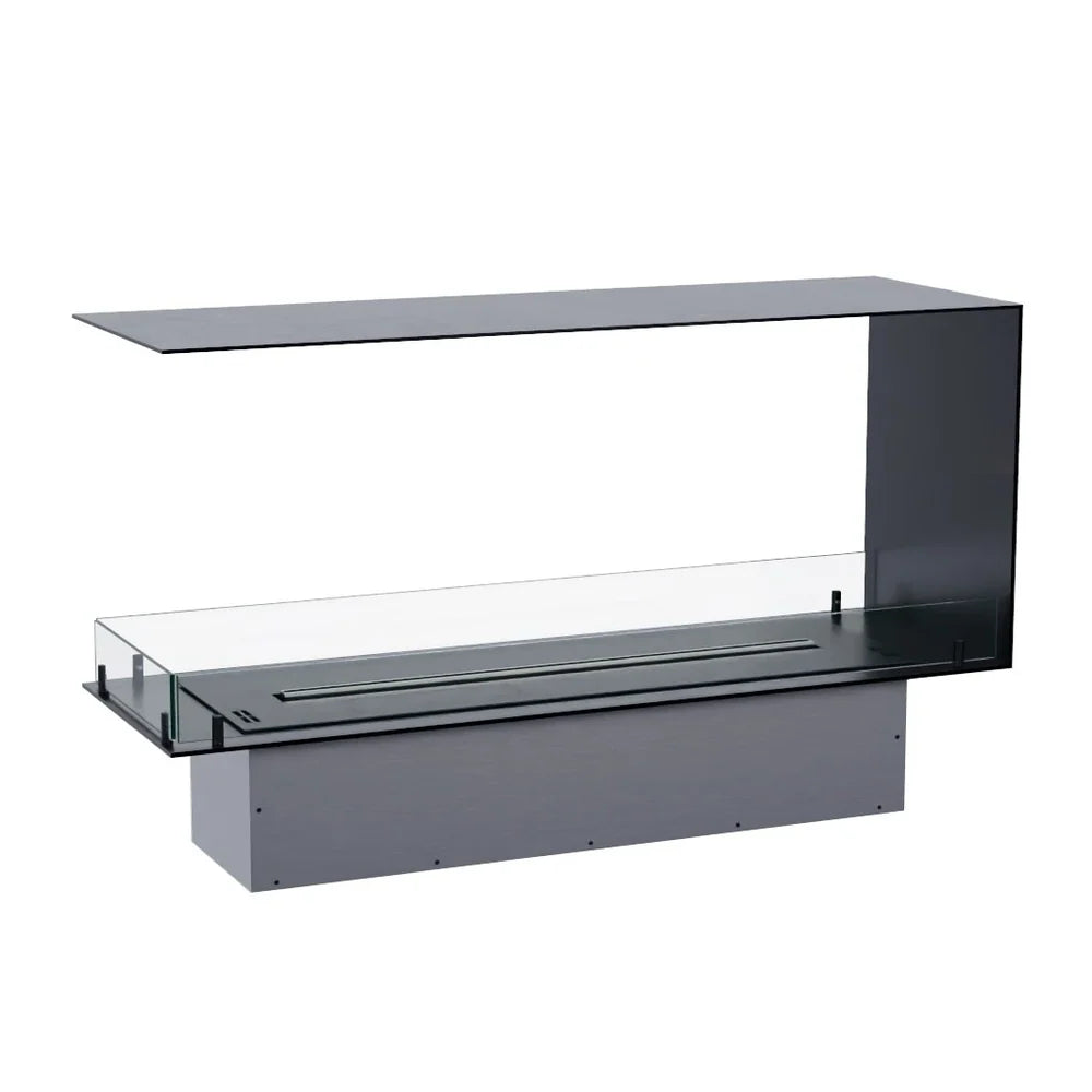 Foco Room Divider 1200 Built In Bioethanol Fireplace