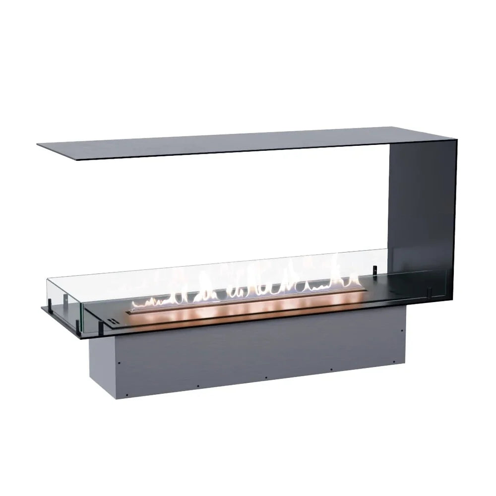 Foco Room Divider 1200 Built In Bioethanol Fireplace