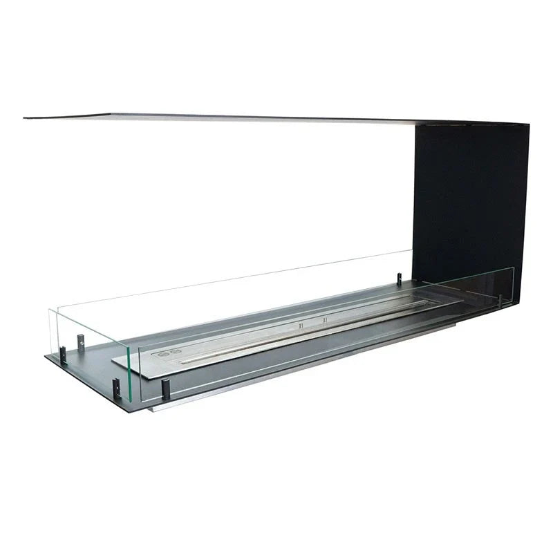Foco Room Divider 1200 Built In Bioethanol Fireplace