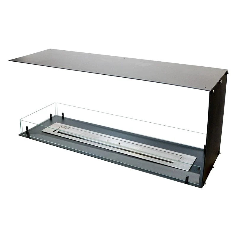Foco Room Divider 1200 Built In Bioethanol Fireplace
