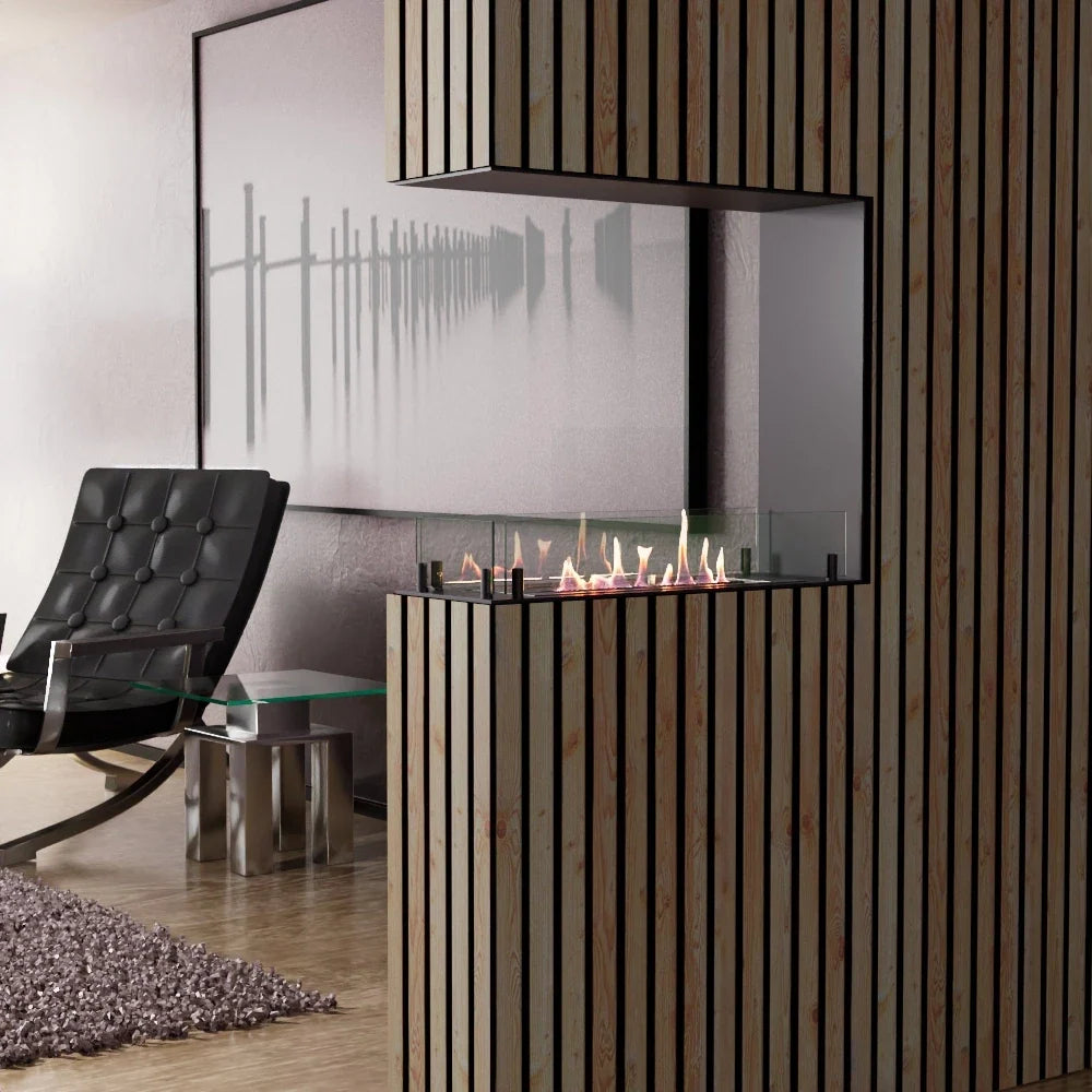 Foco Room Divider 600 Slim Bioethanol Fireplace