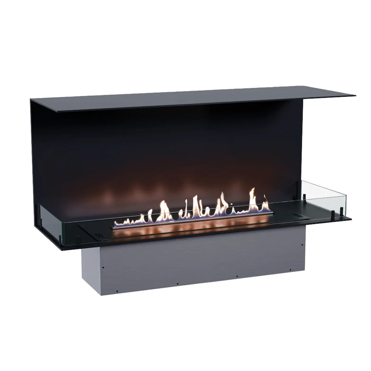 Foco Three 1200 Three Sided Built In Bioethanol Fireplace