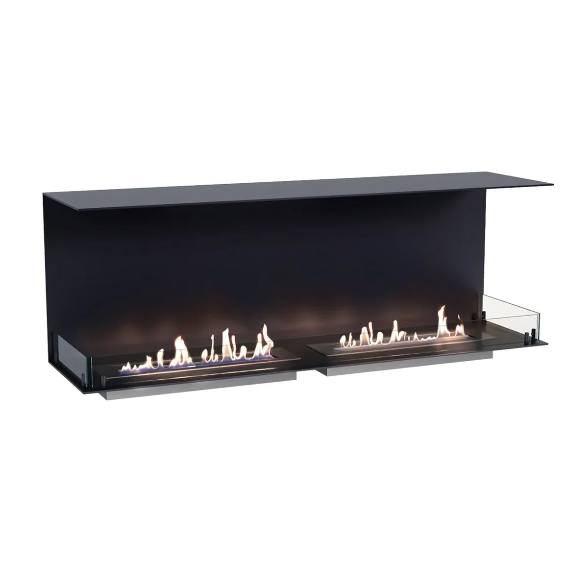 Foco Three 1500 Three Sided Built In Bioethanol Fireplace