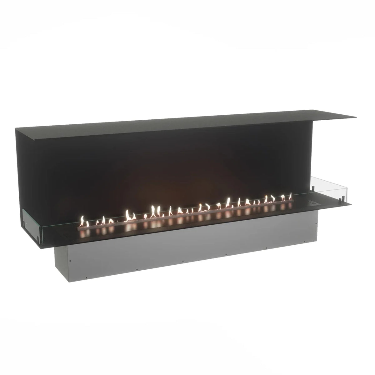  Foco Three 1800 Three Sided Built In Bioethanol Fireplace