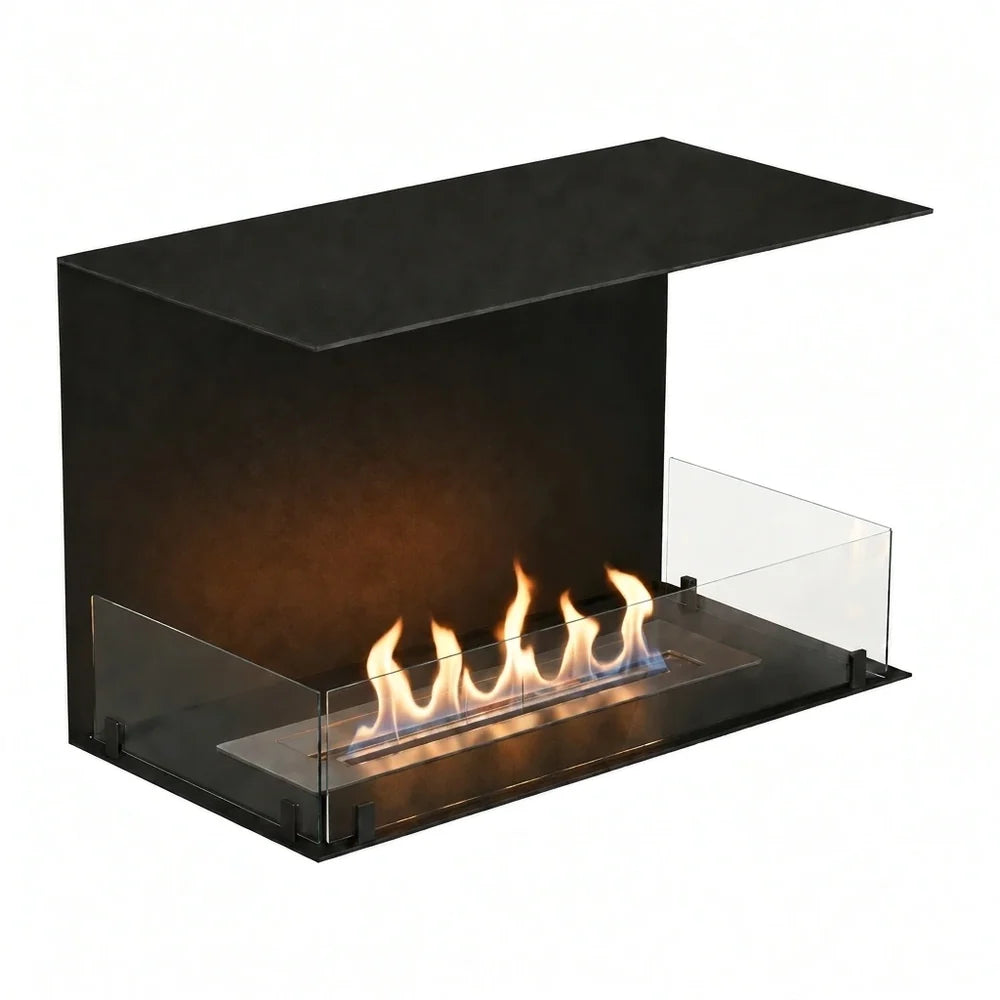 Foco Three 800 Three Sided Built In Bioethanol Fireplace