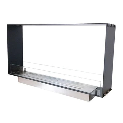 Foco Two 1000 Slim Tunnel Bioethanol Fireplace | See Through