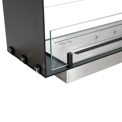 Foco Two 1000 Slim Tunnel Bioethanol Fireplace | See Through