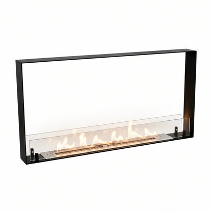 Foco Two 1000 Ultra Slim Built In Bioethanol Fireplace