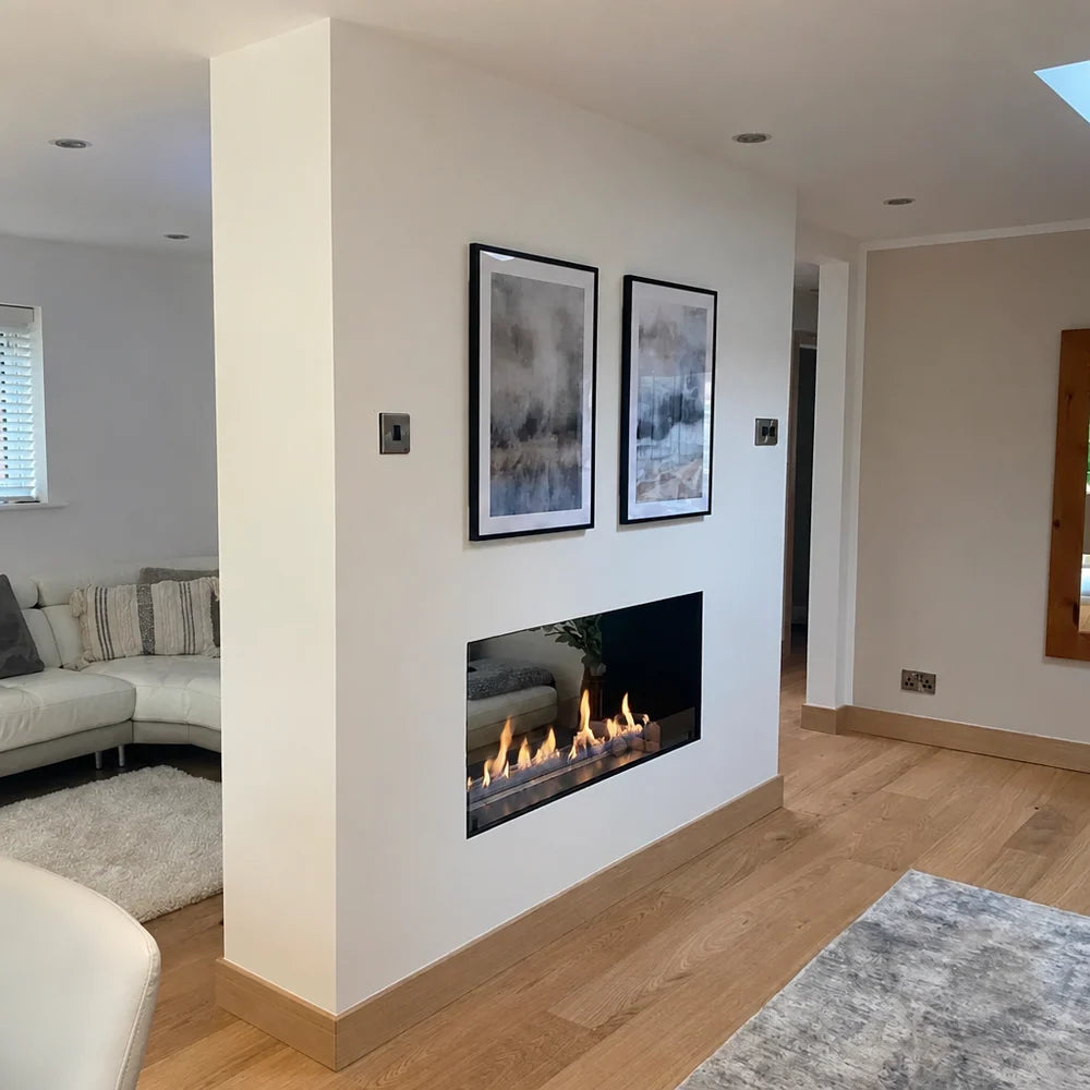 Foco Two 1200 Double Sided Manual Bioethanol Fireplace