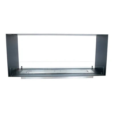 Foco Two 1200 Double Sided Manual Bioethanol Fireplace