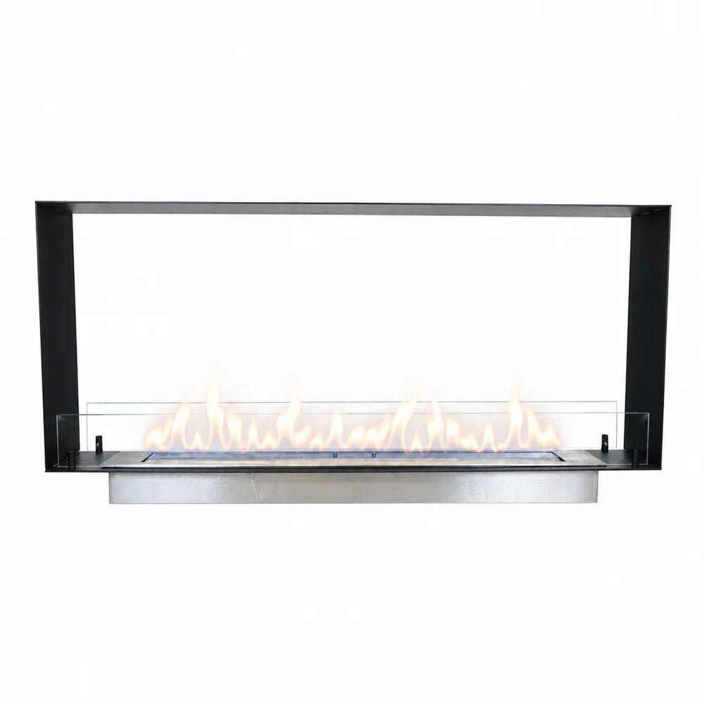 Foco Two 1200 Slim Tunnel Bioethanol Fireplace | See Through
