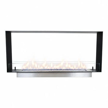 Foco Two 1200 Slim Tunnel Bioethanol Fireplace | See Through