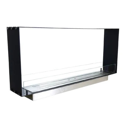 Foco Two 1200 Slim Tunnel Bioethanol Fireplace | See Through